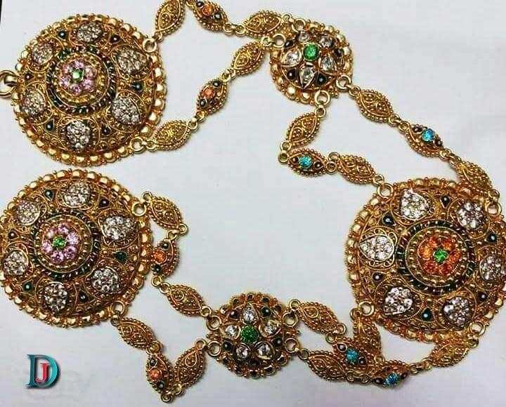 New and Latest Design of Rajasthani Desi gold Sheesh-phool 