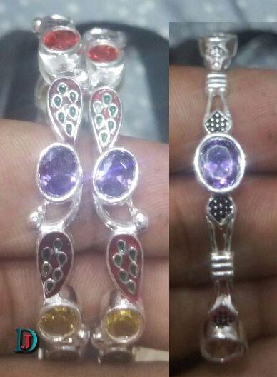 New and Latest Design of Rajasthani Desi Silver Bangles 