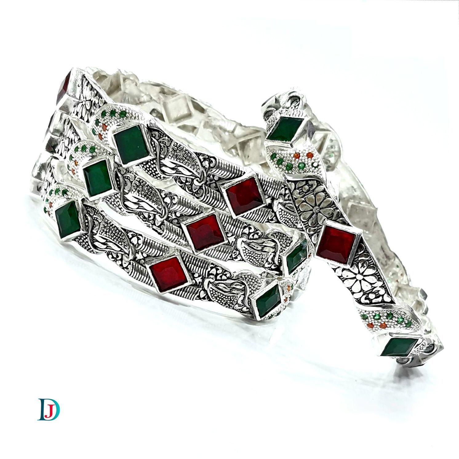 New and Latest Design of Desi Rajasthani Silver Bangles 