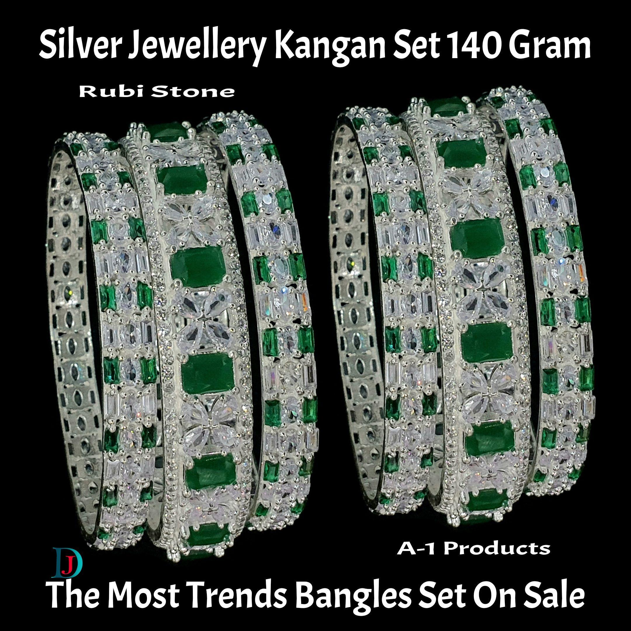 New and Latest Design of Desi Rajasthani Silver Bangles 