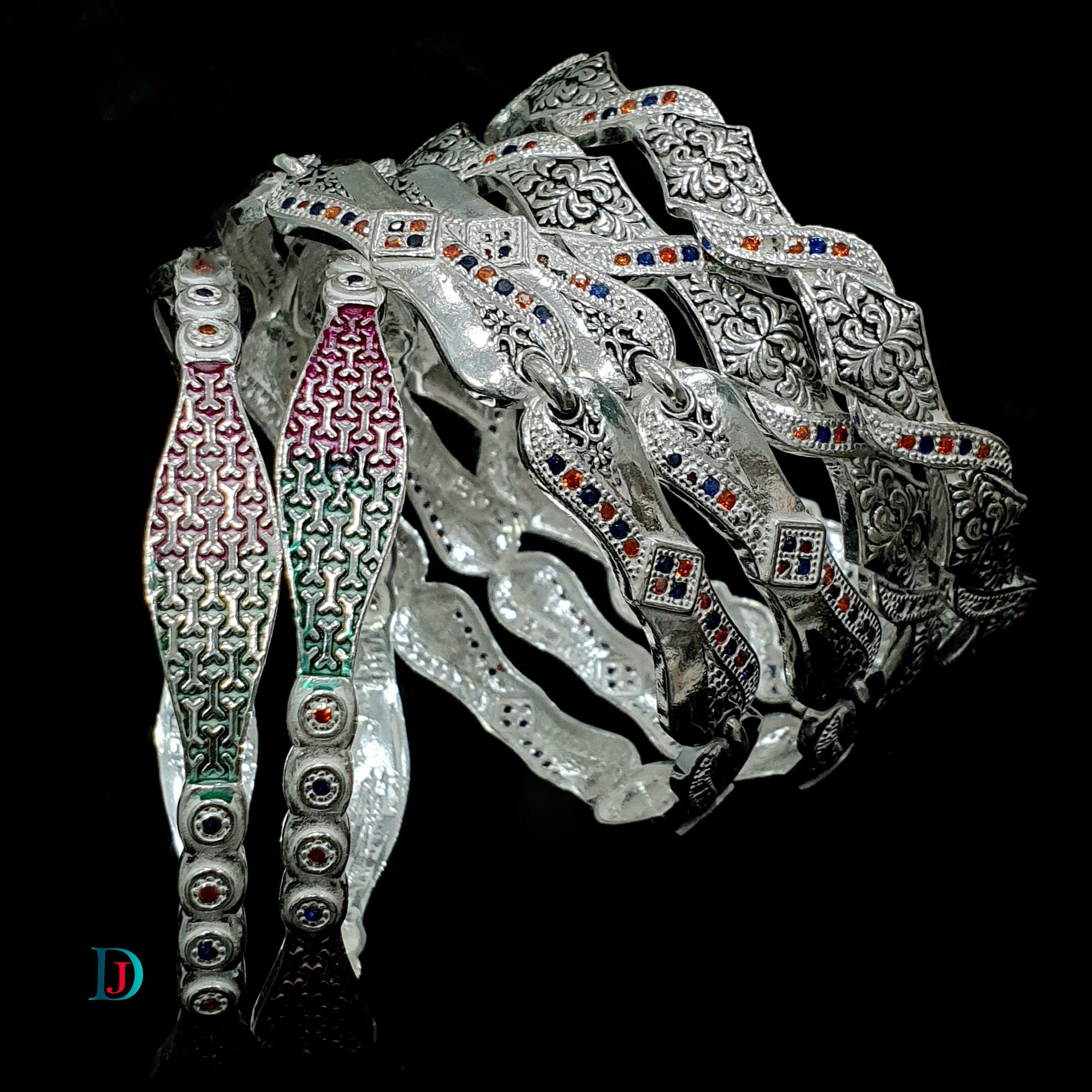 New and Latest Design of Desi Rajasthani Silver Bangles 