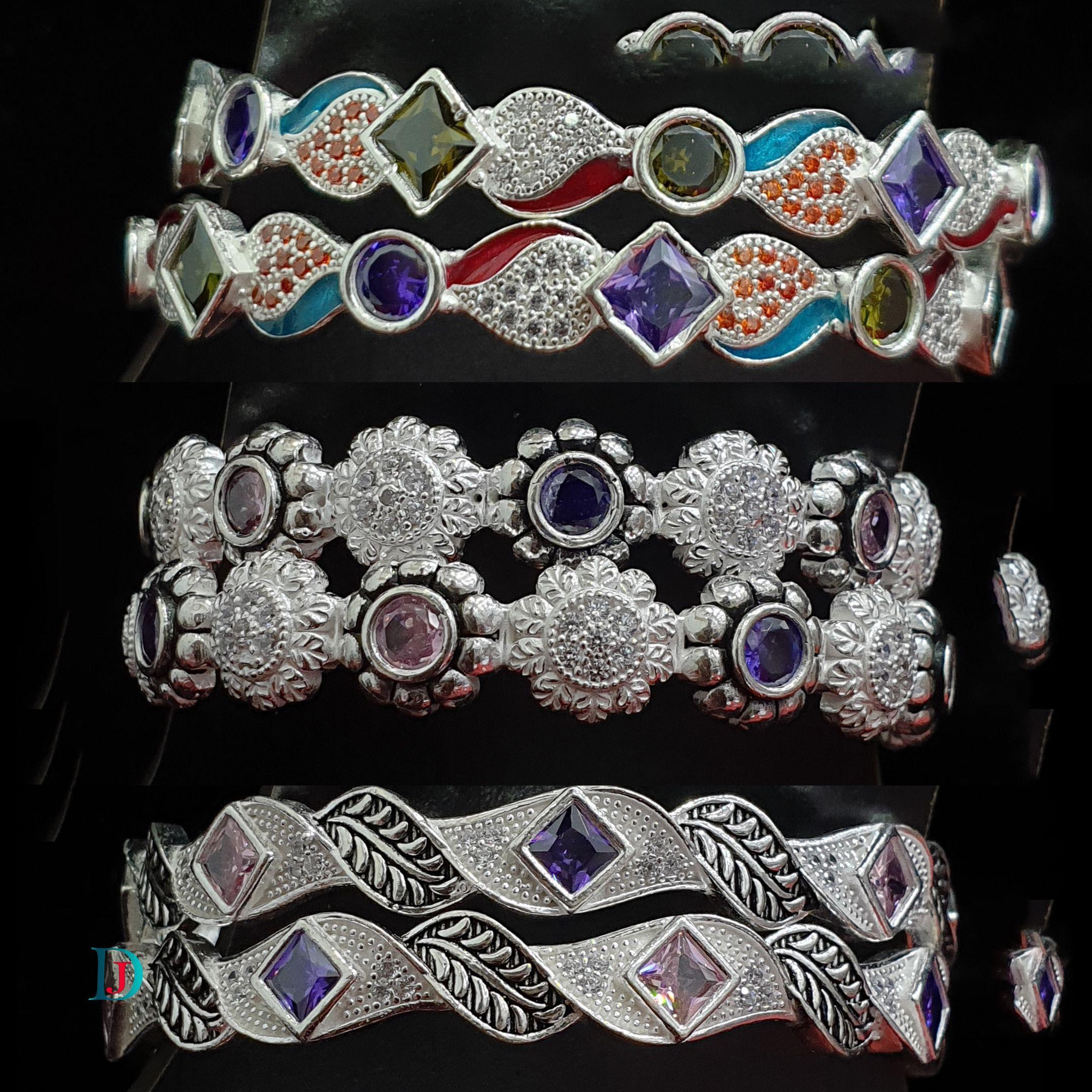 New and Latest Design of Desi Rajasthani Silver Bangles 