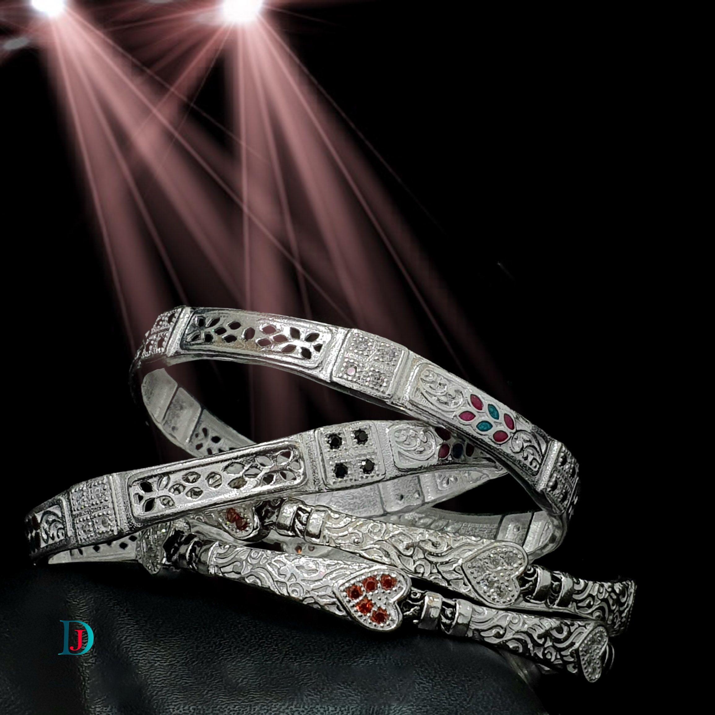 New and Latest Design of Desi Rajasthani Silver Bangles 