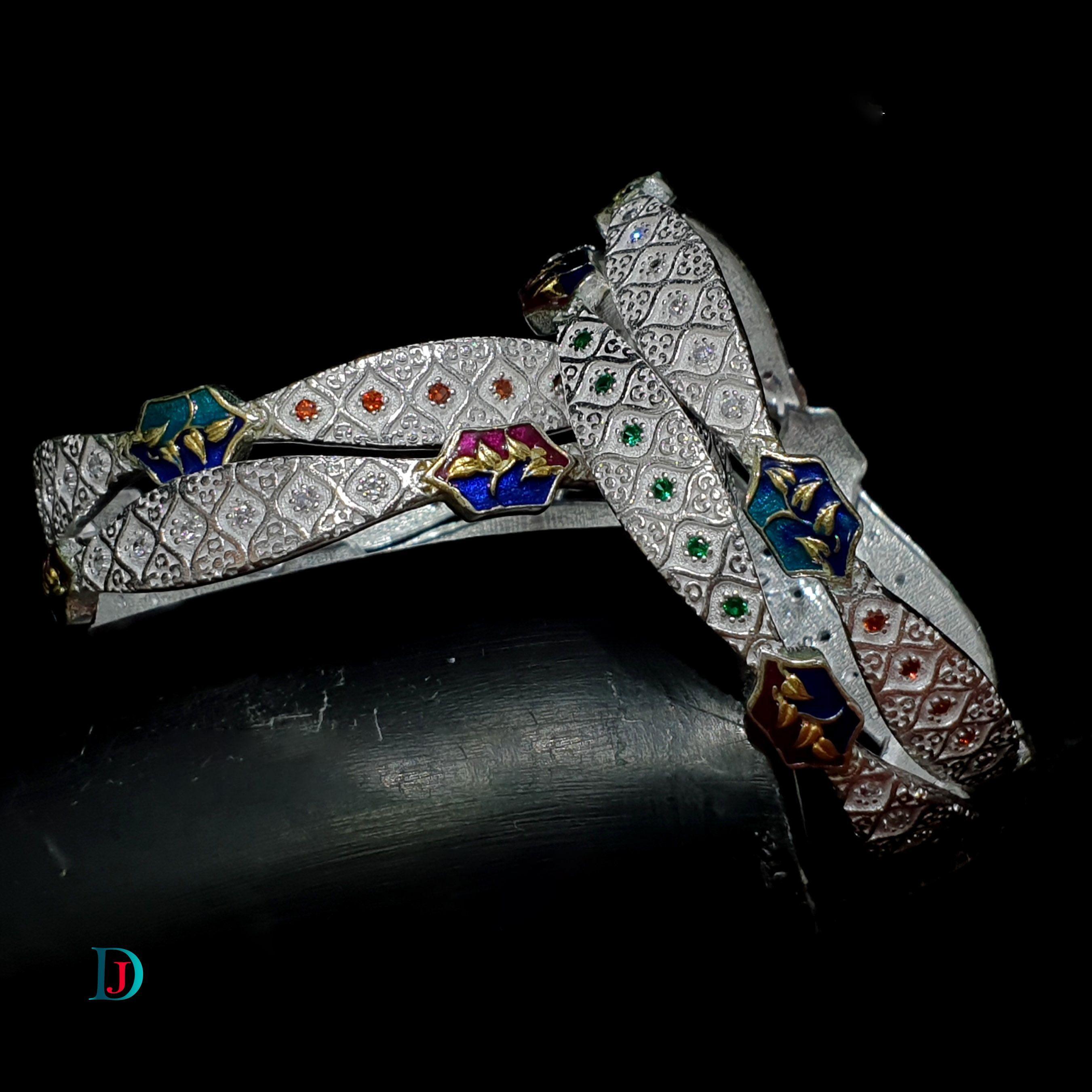 New and Latest Design of Desi Rajasthani Silver Bangles 