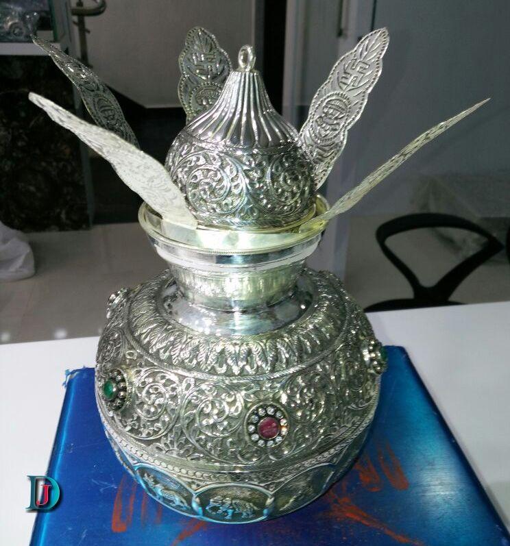 New and Latest Design of Rajasthani Desi Silver Bartan 