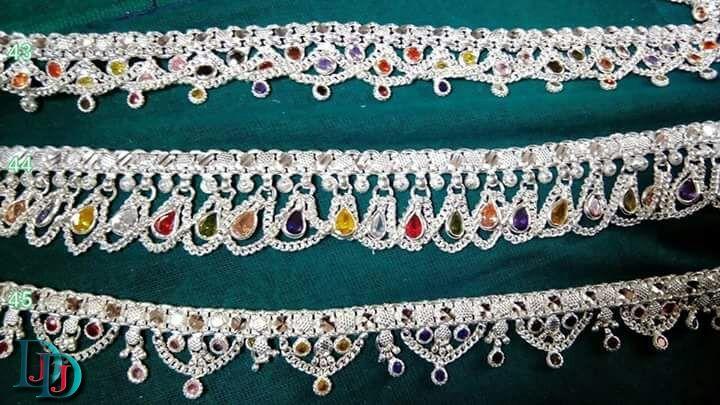 New and Latest Design of Rajasthani Desi Silver Fancy-Paayal 