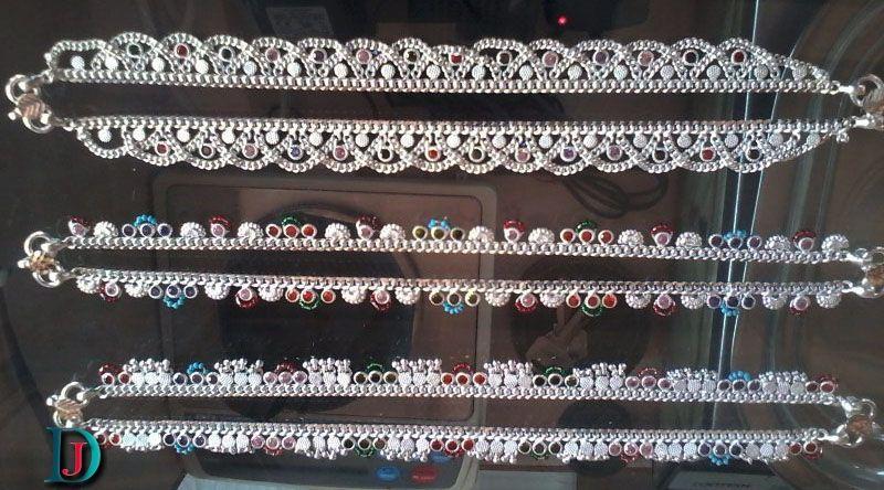 New and Latest Design of Rajasthani Desi Silver Fancy-Paayal 