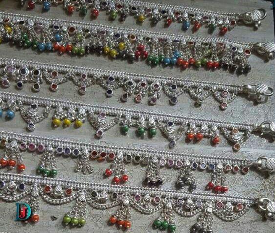 New and Latest Design of Rajasthani Desi Silver Fancy-Paayal 