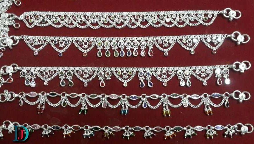 New and Latest Design of Rajasthani Desi Silver Fancy-Paayal 