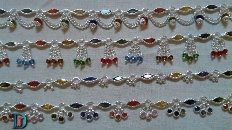 New and Latest Design of Rajasthani Desi Silver Fancy-Paayal 