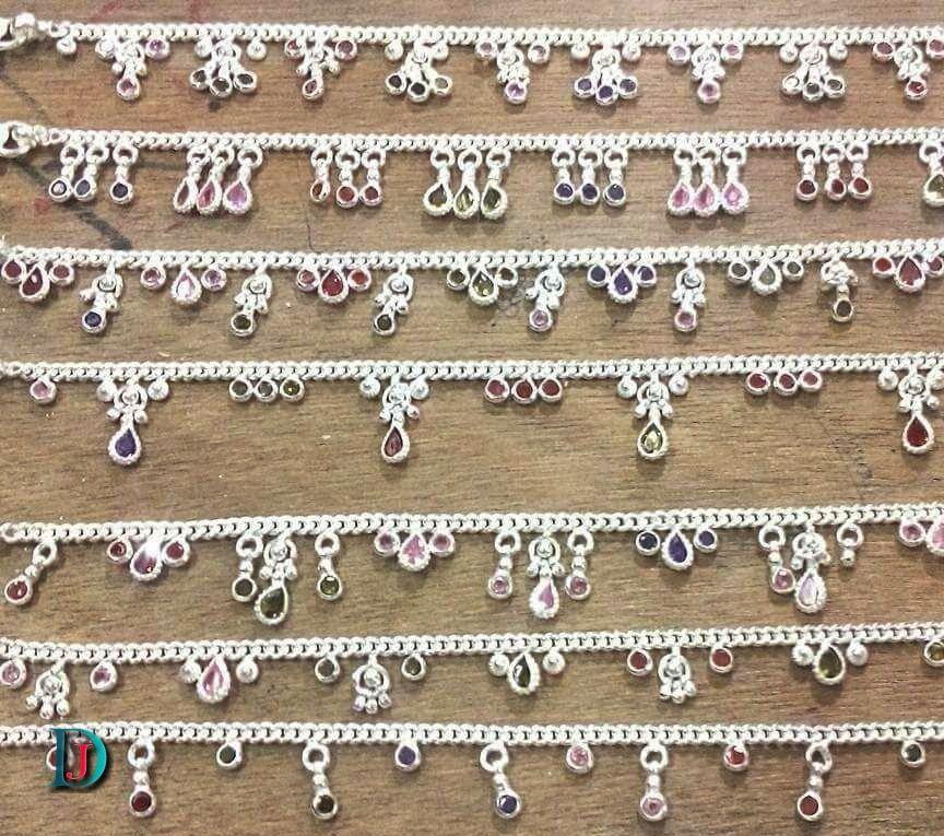 New and Latest Design of Rajasthani Desi Silver Fancy-Paayal 
