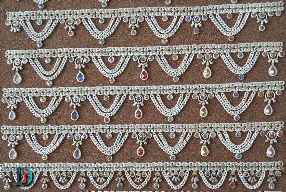 New and Latest Design of Rajasthani Desi Silver Fancy-Paayal 
