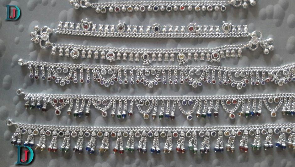 New and Latest Design of Rajasthani Desi Silver Fancy-Paayal 