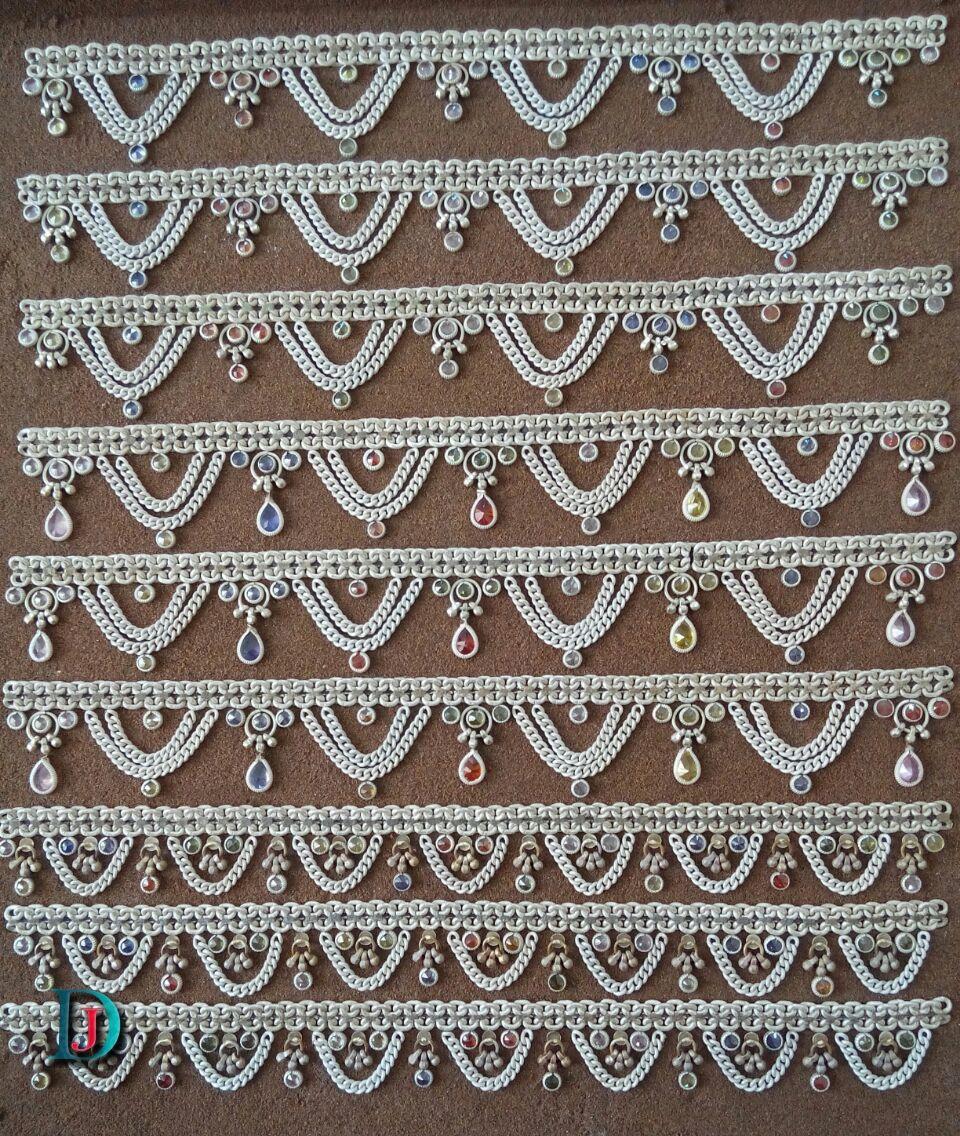 New and Latest Design of Rajasthani Desi Silver Fancy-Paayal 