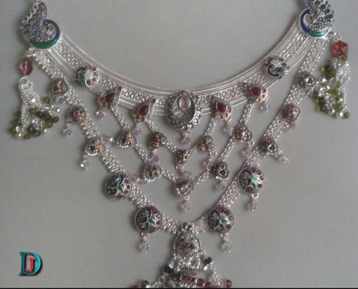 New and Latest Design of Rajasthani Desi Silver Half-Kandora 