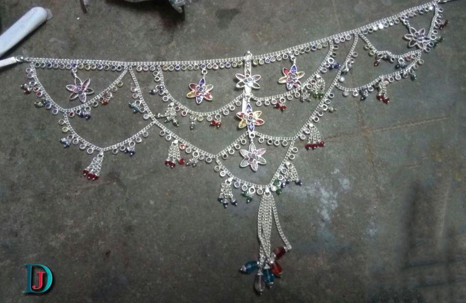 New and Latest Design of Rajasthani Desi Silver Half-Kandora 