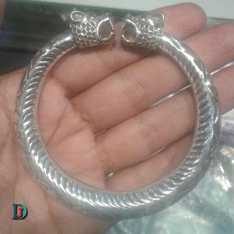 New and Latest Design of Rajasthani Desi Silver Hath-Kada 