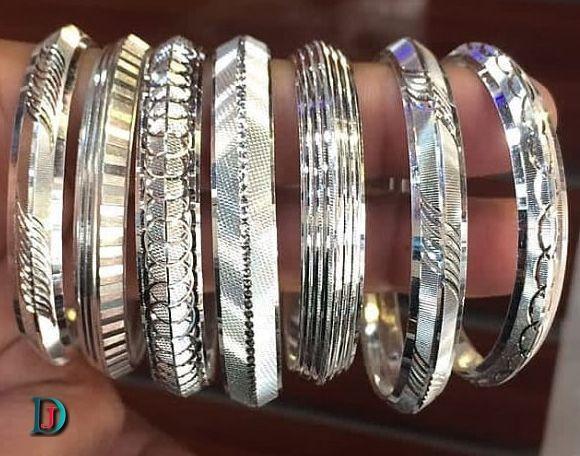 New and Latest Design of Rajasthani Desi Silver Hath-Kada 