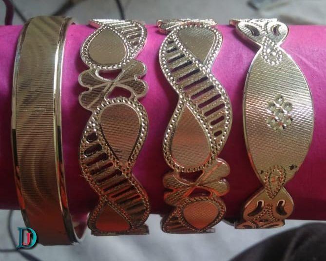 New and Latest Design of Rajasthani Desi Silver Hath-Kada 