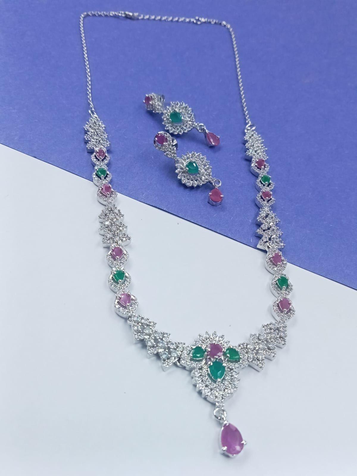 New and Latest Design of Desi Rajasthani Silver Necklace Jewellery 