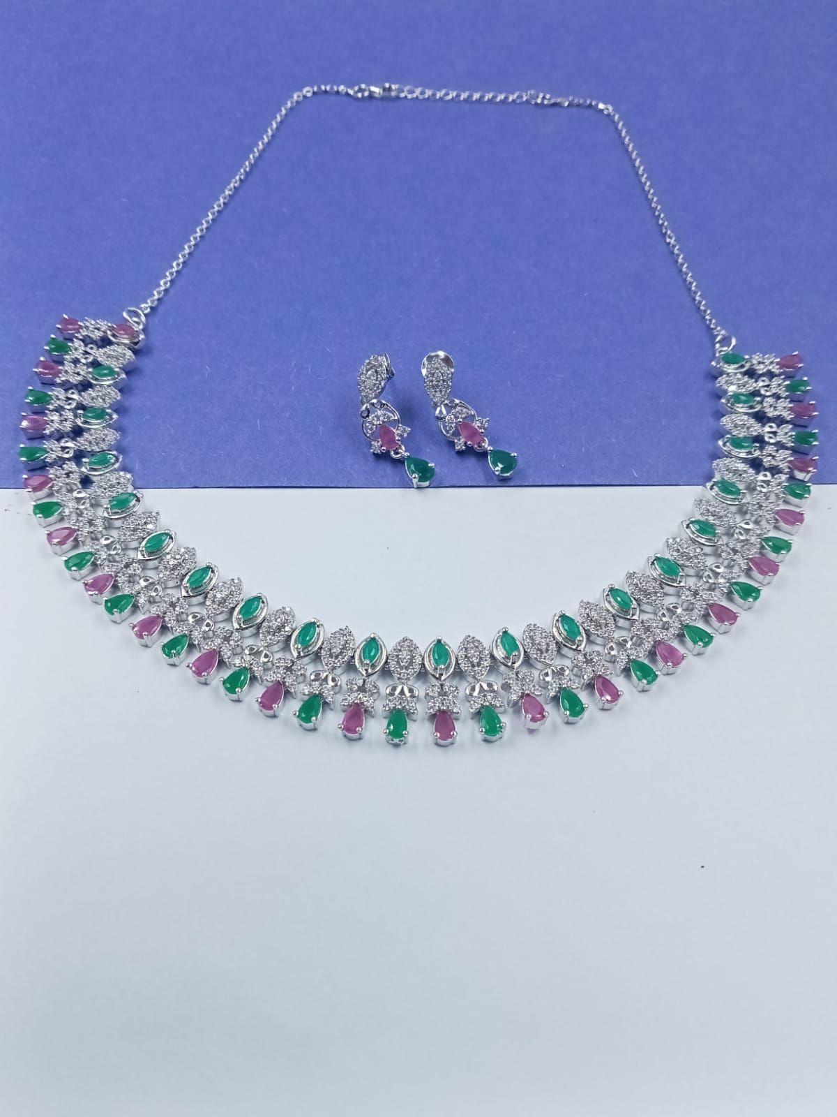 New and Latest Design of Desi Rajasthani Silver Necklace Jewellery 