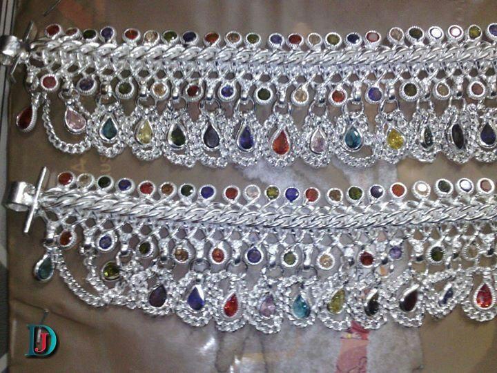 New and Latest Design of Rajasthani Desi Silver Paayal 