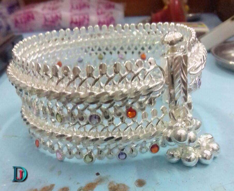 New and Latest Design of Rajasthani Desi Silver Paayal 