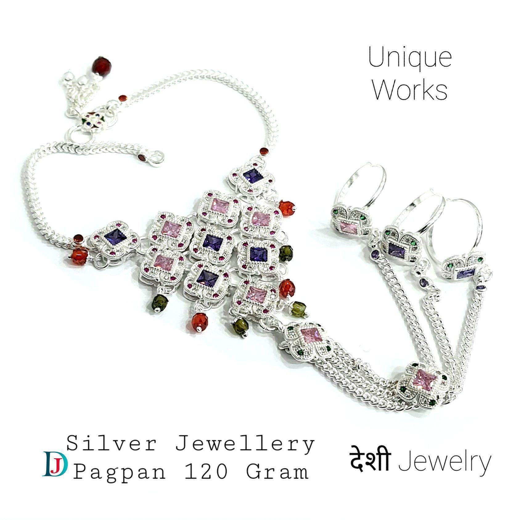 New and Latest Design of Desi Rajasthani Silver Pagful Jewellery 