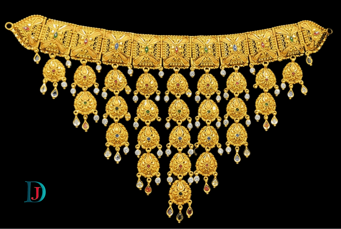 New and Latest Design of Desi Indian Rajasthani Gold Sohan-Kanthi 