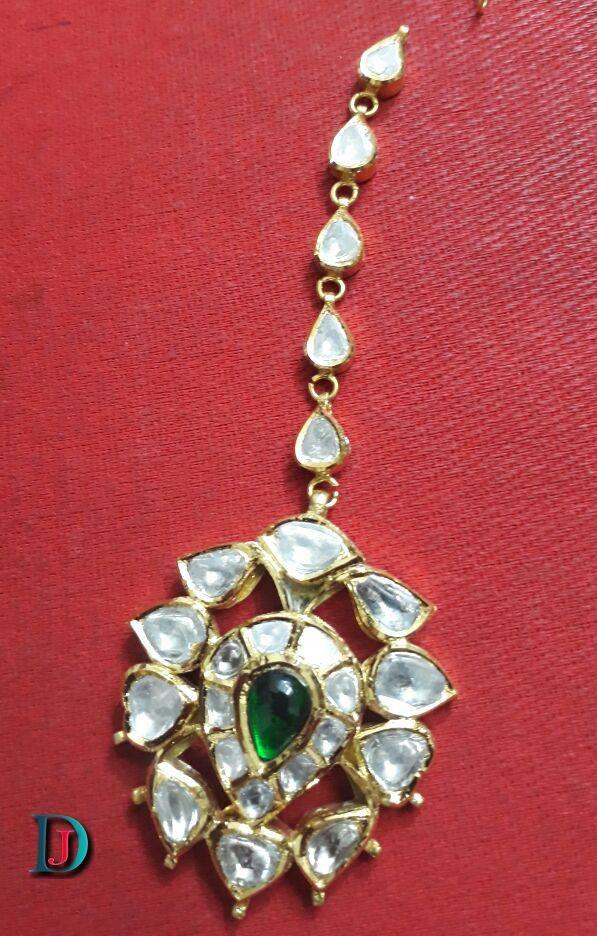 New and Latest Design of Rajasthani Desi gold sar-teeka 