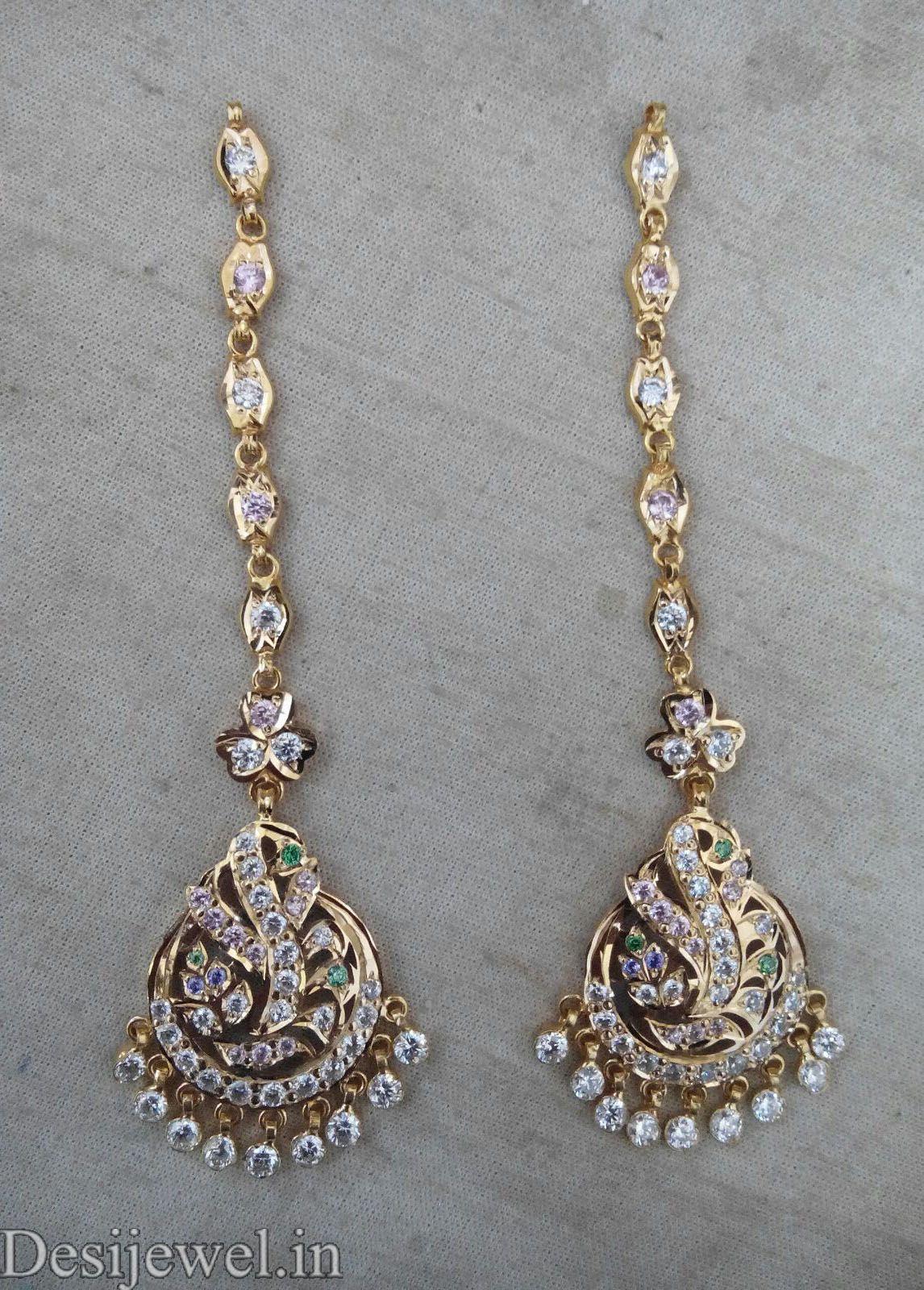 New and Latest Design of Rajasthani Desi gold sar-teeka 