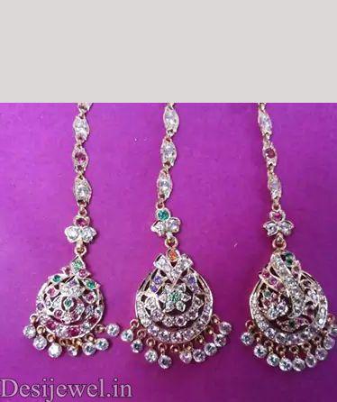 New and Latest Design of Rajasthani Desi gold sar-teeka 