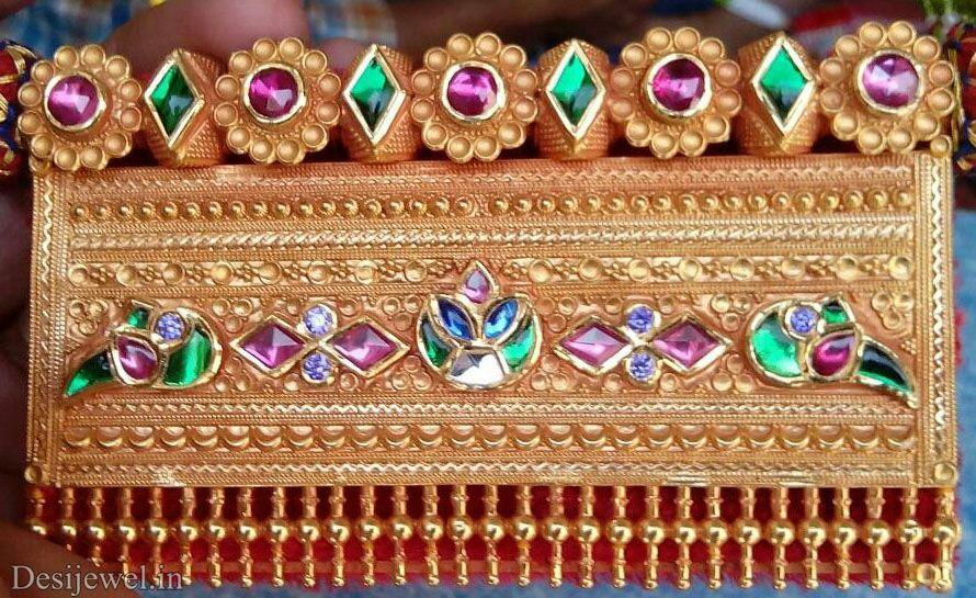 न्यू एंड लेटेस्ट डिजाईन राजस्थानी देसी गोल्ड तिमणिया 