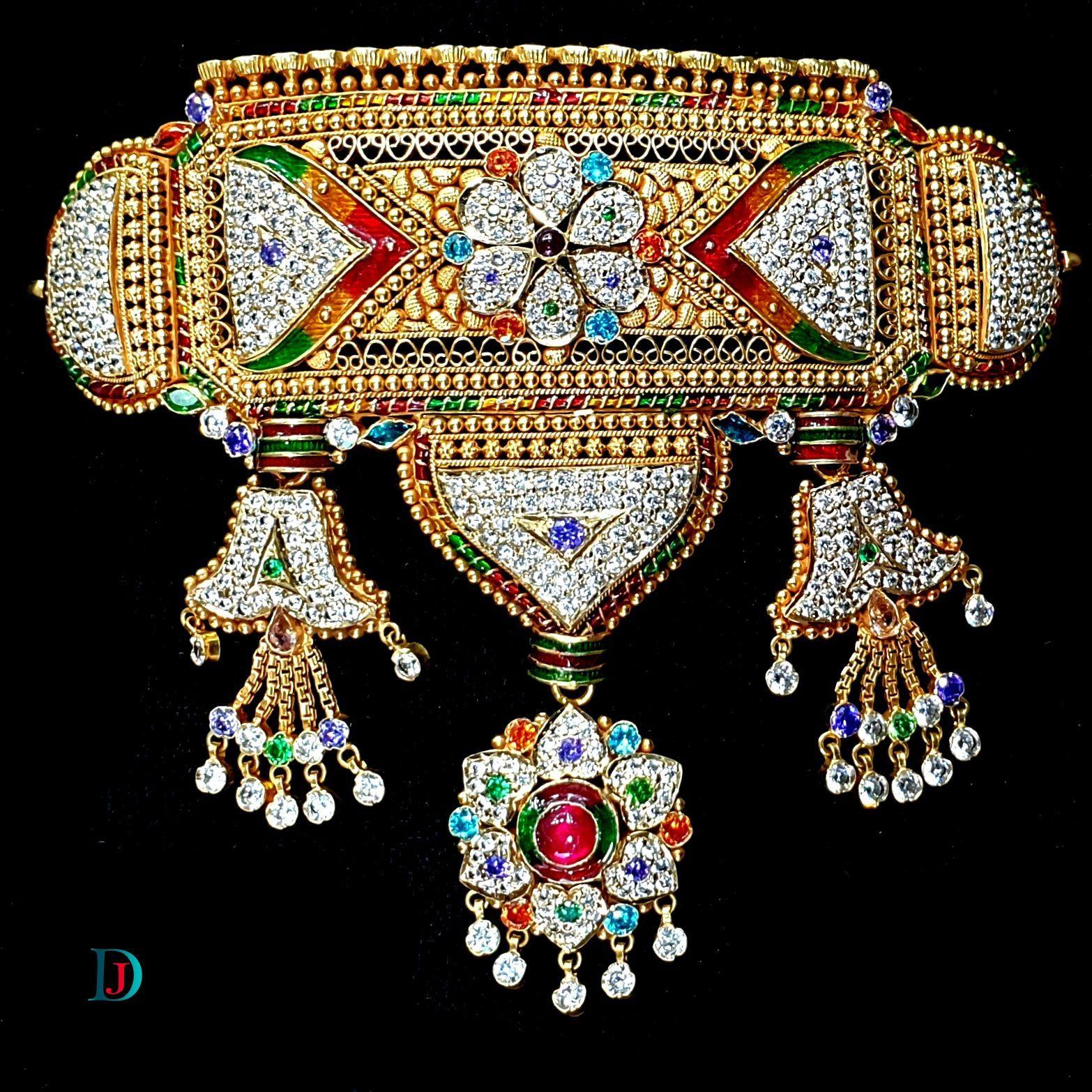 New and Latest Design of Desi Indian Rajasthani Gold Aad 