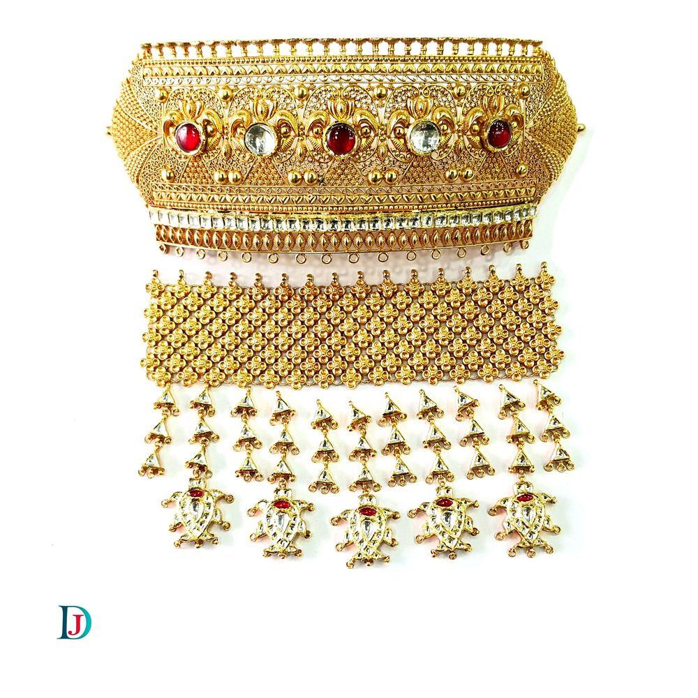 Desi Indian Rajasthani Gold Aad