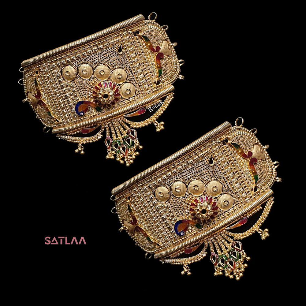 Satlaa Desi Indian Rajasthani Gold Baajubandh