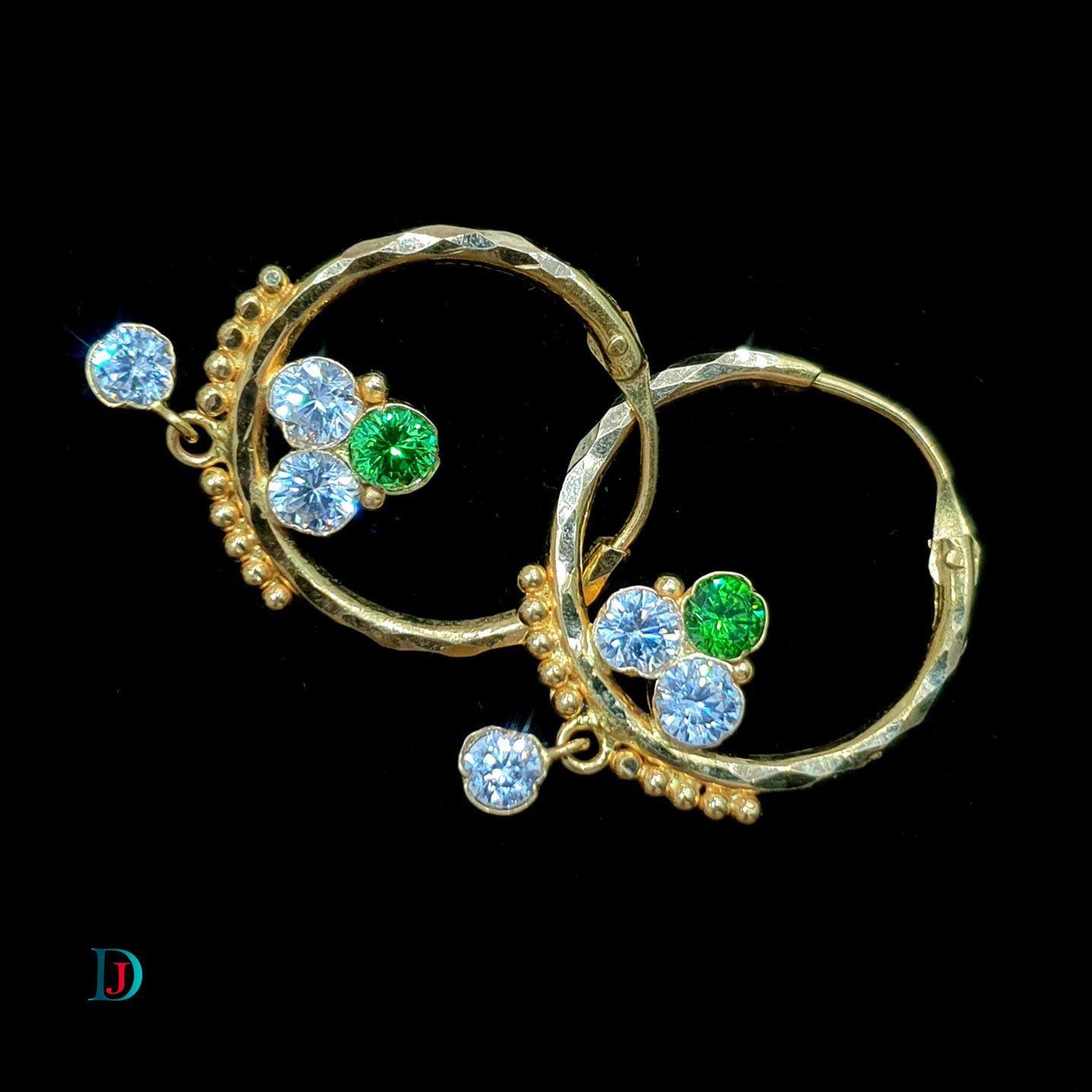 New and Latest Design of Desi Indian Rajasthani Gold Baali/Earrings 
