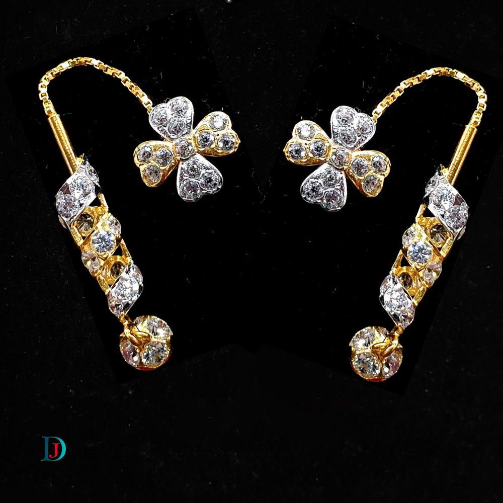 Desi Indian Rajasthani Gold Earring