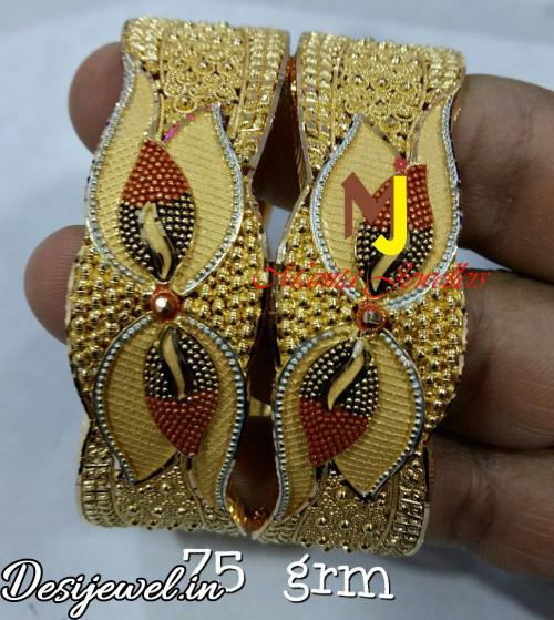 Rajasthani desi fancy gold Bangles