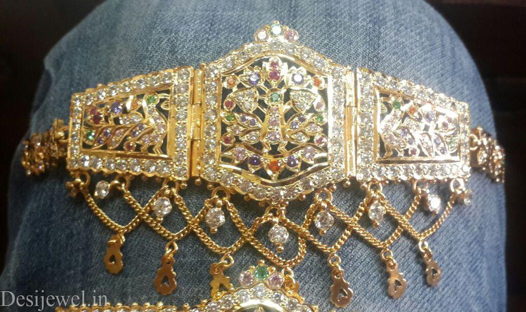 New and Latest Design of Rajasthani Desi gold Bhujbandh  with weight 35 gm