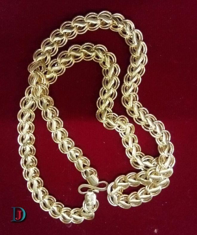 New and Latest Design of Rajasthani desi gold gala-chain 