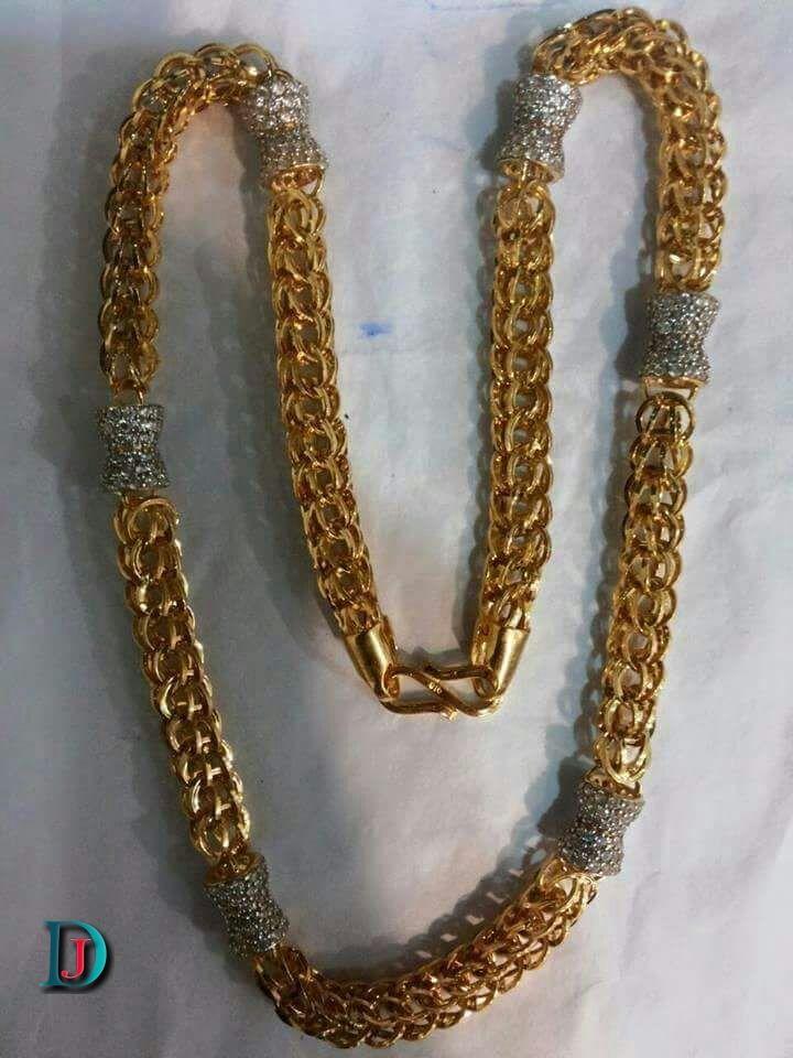 New and Latest Design of Rajasthani desi gold gala-chain 