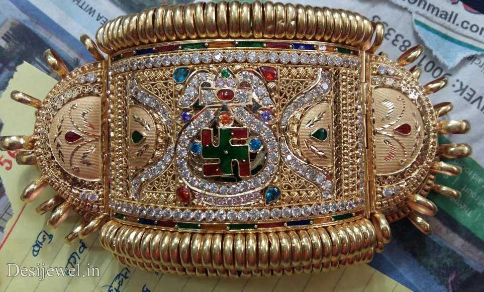 New and Latest Design of Rajasthani fancy gold hath-baajubandh 