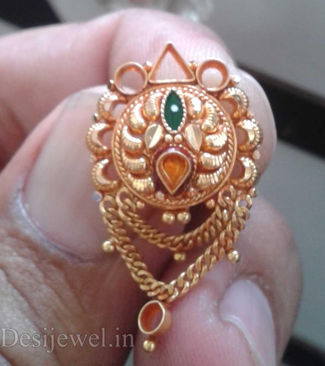 New and Latest Design of Rajasthani desi fancy gold Bala/Kaan-pata  with weight 4 gm