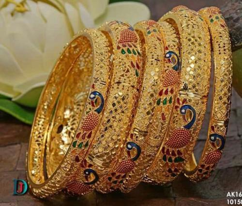 Rajasthani fancy gold Bangles