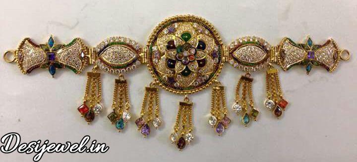New and Latest Design of Rajasthani Desi gold fancy Bhujbandh 
