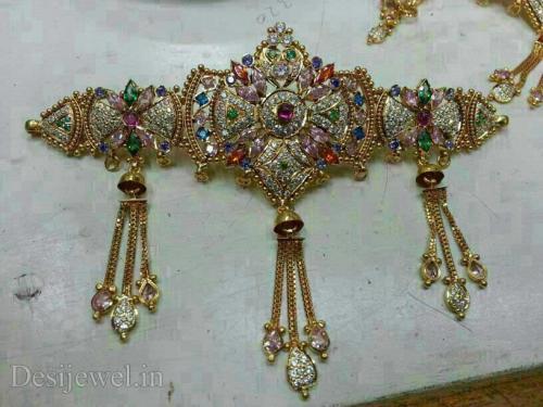Rajasthani Desi gold fancy Bhujbandh