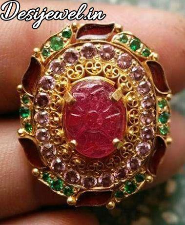 New and Latest Design of Rajasthani fancy gold Ladies-Ring 