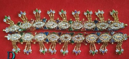 Rajasthani gold fancy Rakhdi-Set