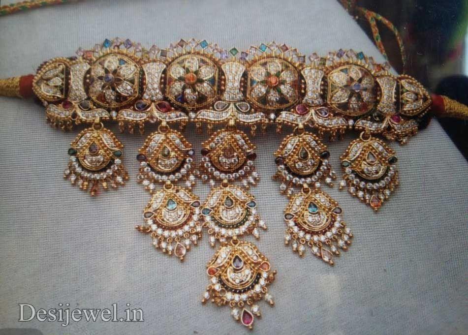 New and Latest Design of Rajasthani fancy gold Sohan/Mohan-Kanthi 